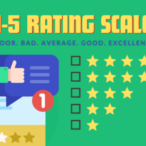 1-5 rating scale