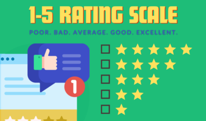 1-5 rating scale