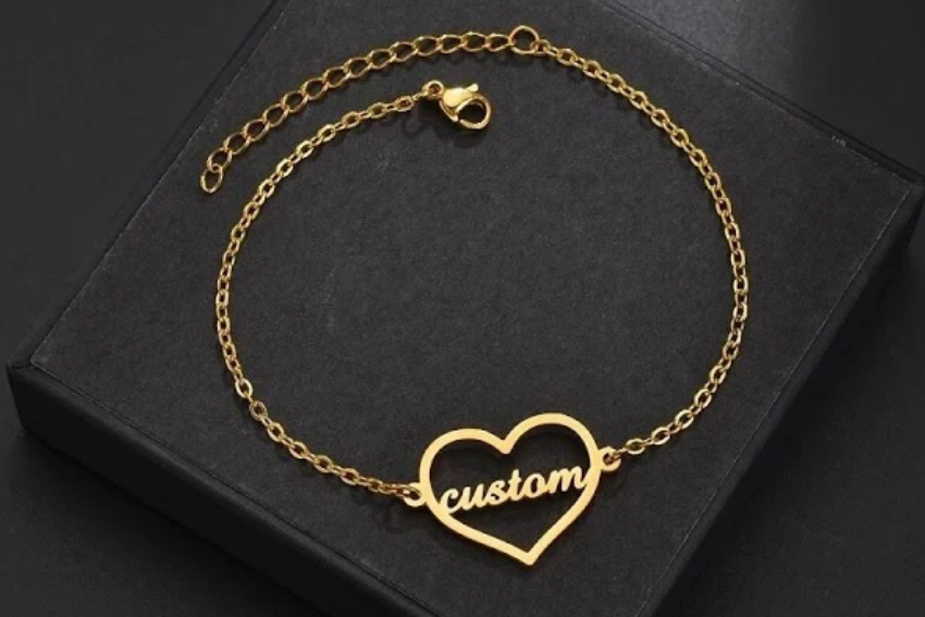 Personalized Heart Bracelets