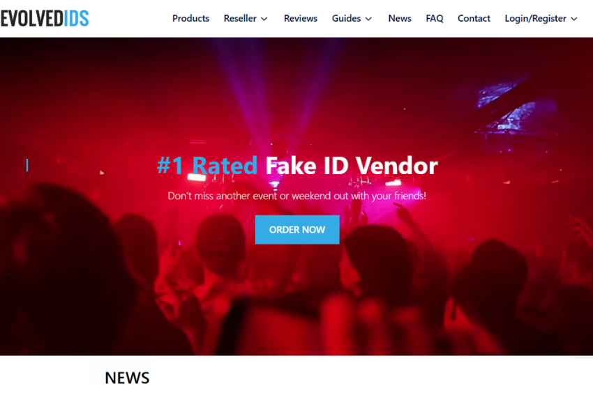 evolvedids - fake id website